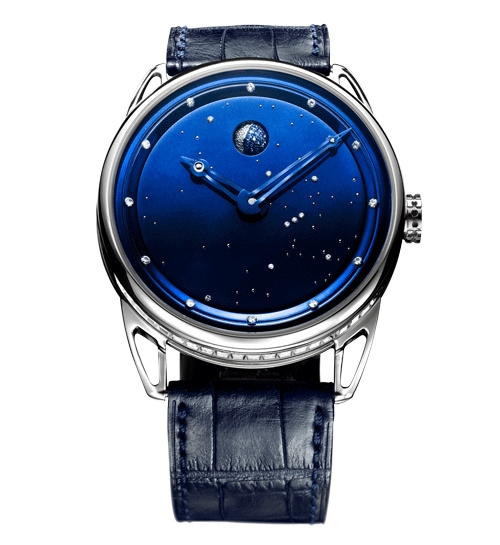 De Bethune DB25SJWS1 : DB25 Moon Phase Starry Sky White Gold / Diamond