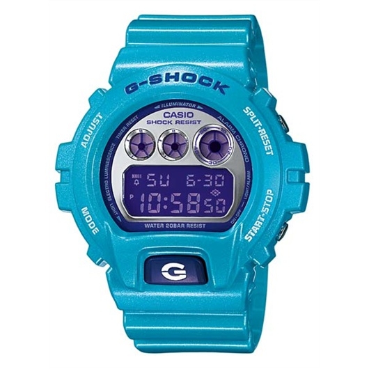 Casio DW-6900CB-2 : DW-6900CB-2 Baby Blue Mirror