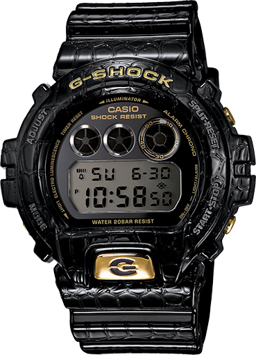 Casio DW-6900CR-1 : DW-6900CR-1 Black Crocodile