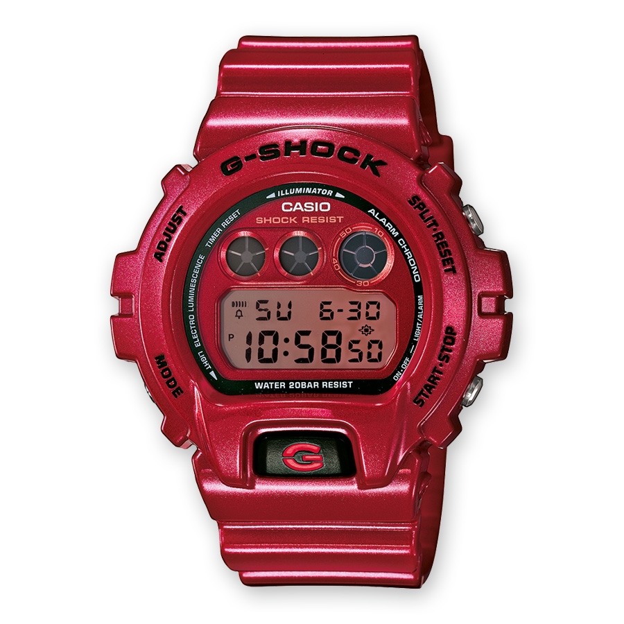 Casio DW-6900MF-4 : DW-6900MF-4 Red Metallic