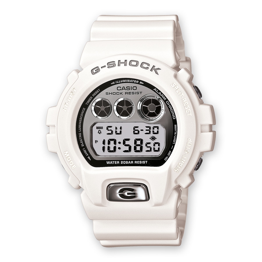 Casio DW-6900MR-7 : DW-6900MR-7 White Metallic
