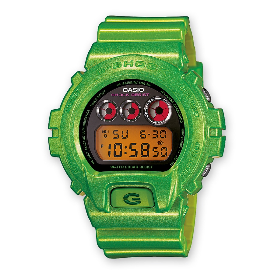 Casio DW-6900NB-3 : DW-6900NB-3 Lime Green