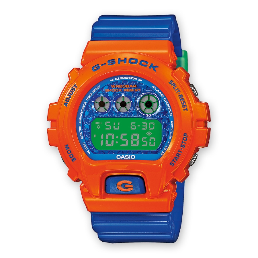 Casio DW-6900SC-4 : DW-6900SC-4 Orange Stars