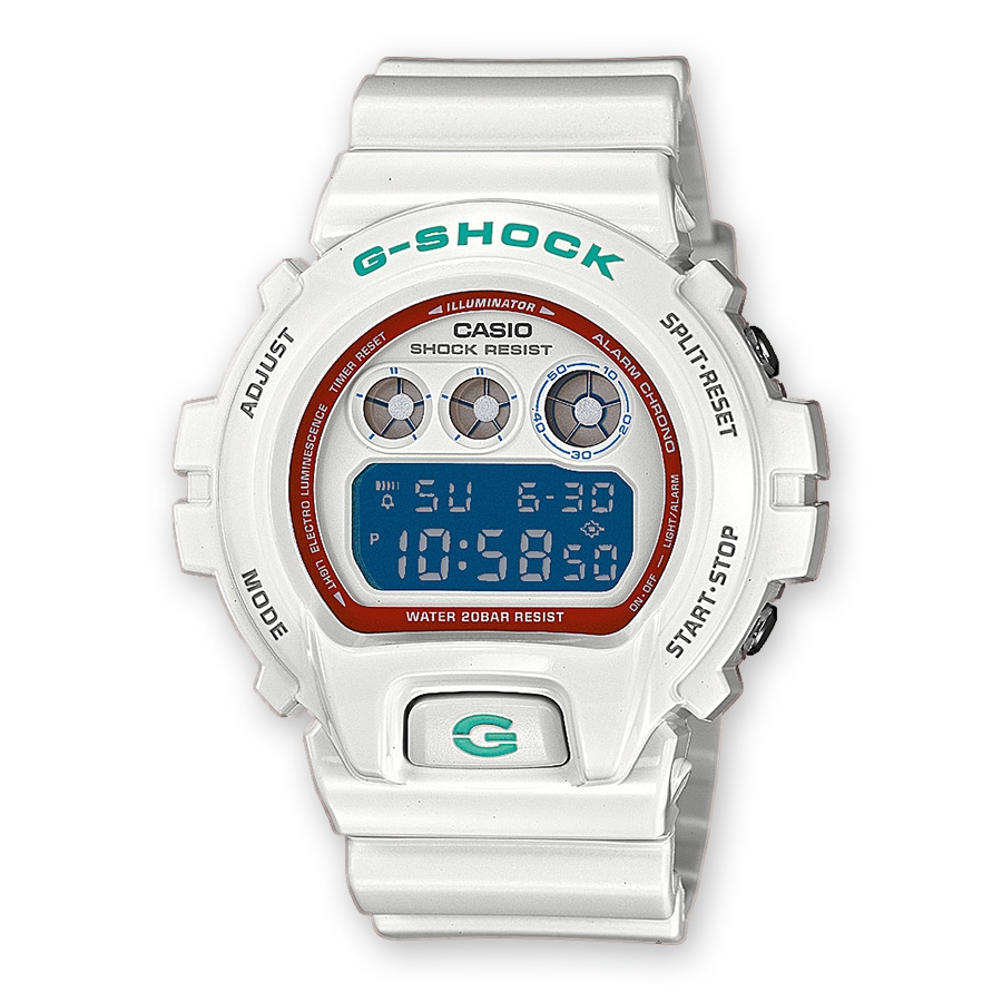 Casio DW-6900SN-7ER : DW-6900SN-7 White Red