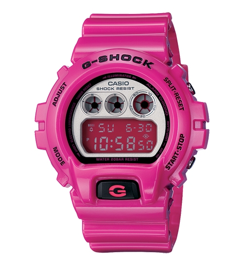 Casio DW6900CS4ER : DW-6900CS-4 Pink & Silver