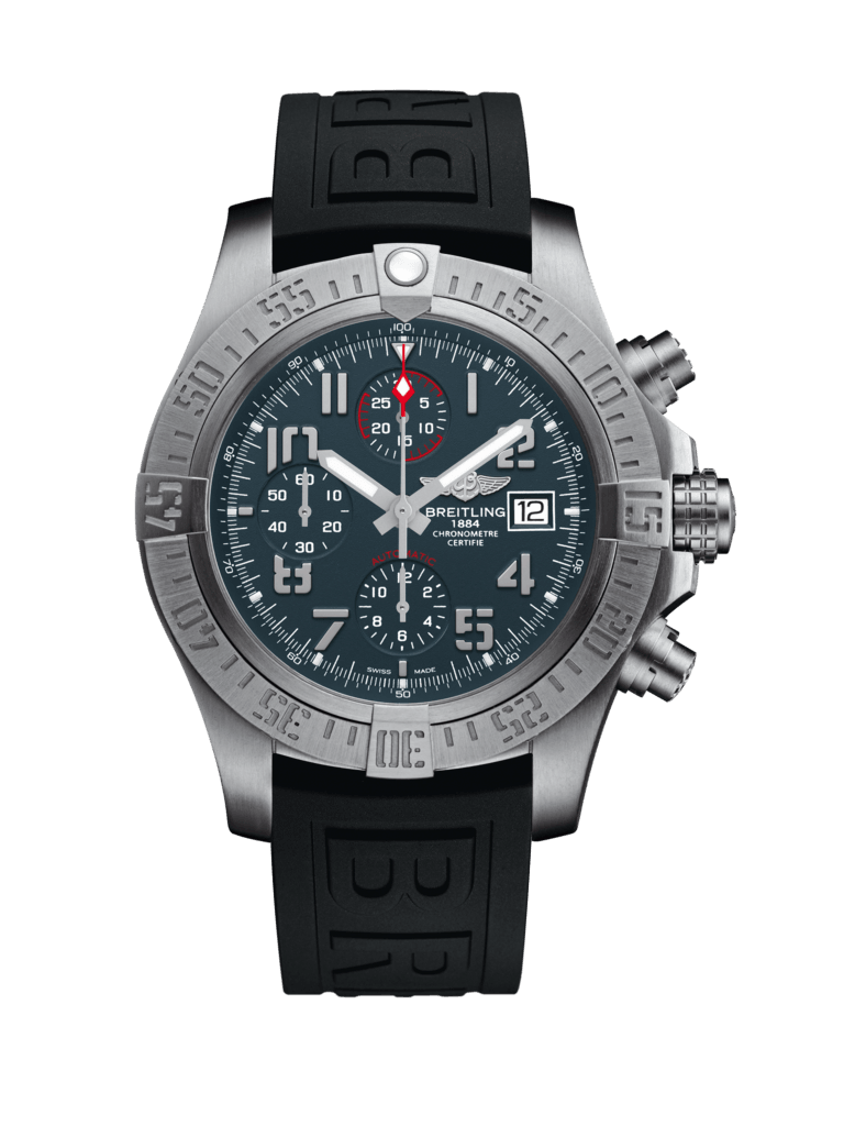 Breitling E1338310/M534/153S/E20DSA.2 : Avenger Bandit Titanium / Titanium Gray / Silver Hands / Rubber / Folding