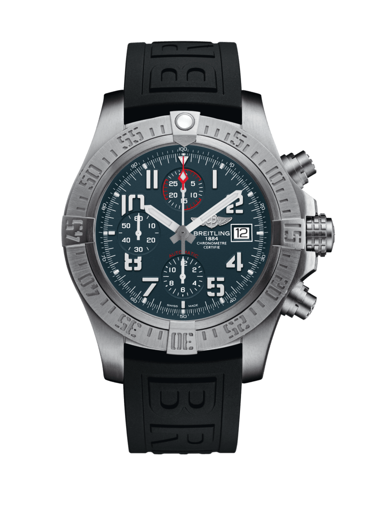 Breitling E1338310/M536/153S/E20DSA.2 : Avenger Bandit Titanium / Titanium Gray / White Hands / Rubber / Pin
