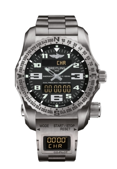 Breitling E7632522/BC02/E8017510/B999/165E : Emergency II Black / Co-Pilot