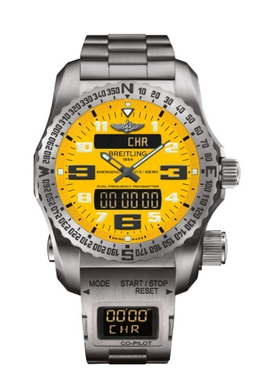 Breitling E76325A4/I520/E8017510/B999.165E : Emergency II Yellow / Co-Pilot