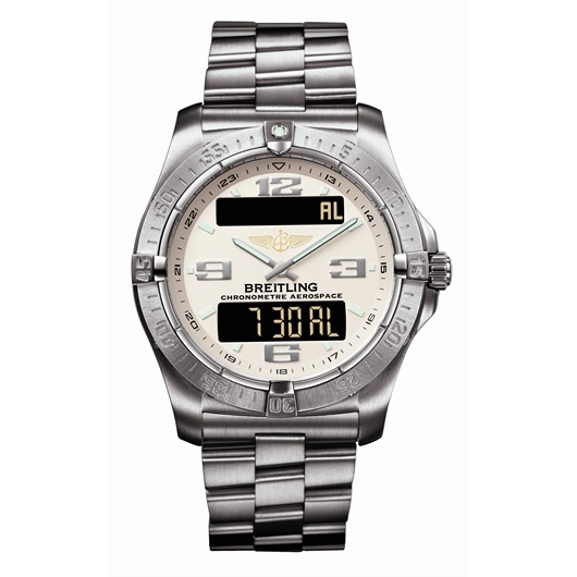 Breitling E7936210.G606 : Aerospace Silver / Bracelet
