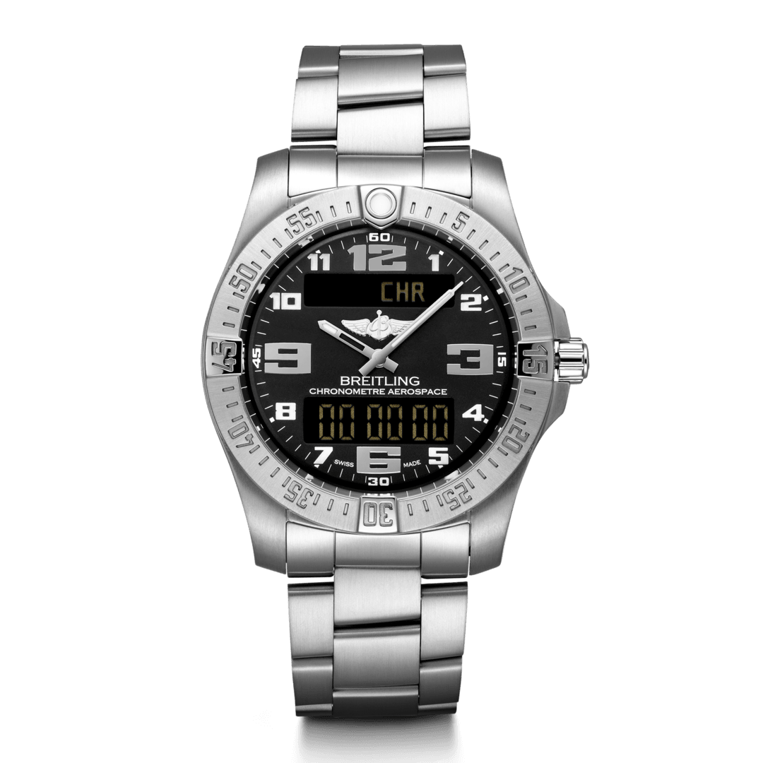 Breitling E79363101B1E1 : Aerospace Evo Titanium / Black / Bracelet