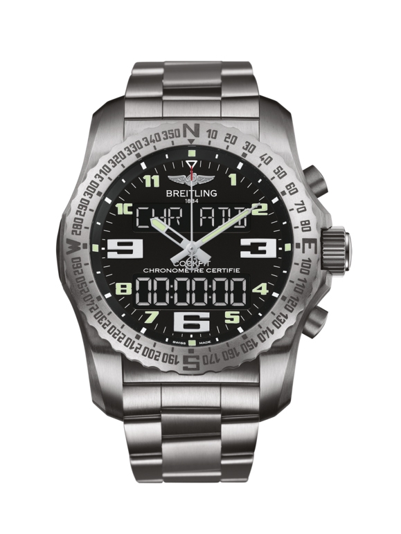 Breitling EB5010221B1E1 : Cockpit B50 Titanium / Black / Bracelet