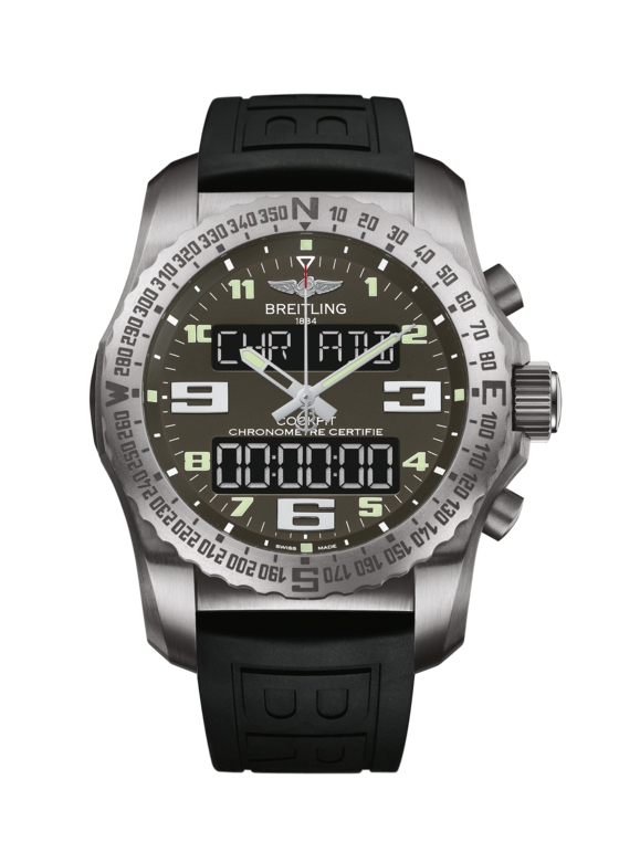 Breitling EB5010B1/M532/155S/E20DSA.4 : Cockpit B50 Titanium / Grey / Rubber / Folding
