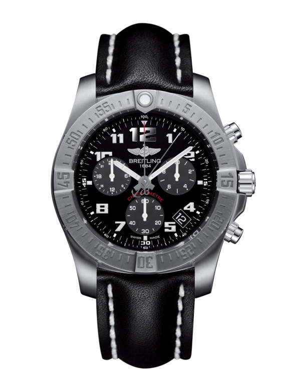 Breitling EB601010.BF49.435X : Chronospace Evo B60 Volcano Black / Calf