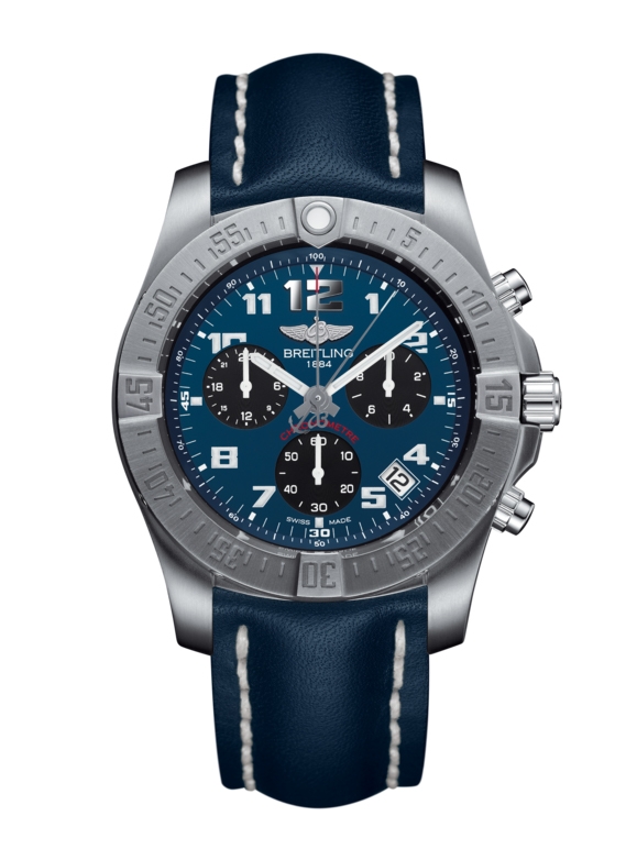 Breitling EB601010.C945.105X : Chronospace Evo B60 Mariner Blue / Calf