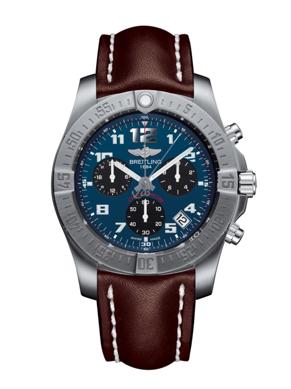 Breitling EB601010.C945.437X : Chronospace Evo B60 Mariner Blue / Calf
