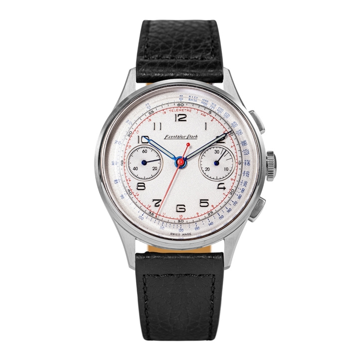Excelsior Park EP95000-BL : Chronograph Stainless Steel / White / Black Matte