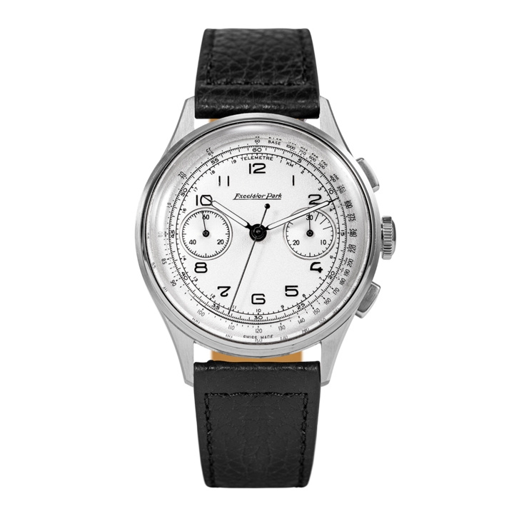 Excelsior Park EP95001-BL : Chronograph Stainless Steel / White / Black Matte