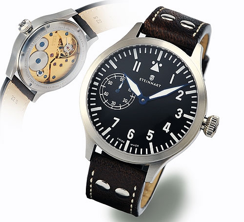 Steinhart F0319 : Nav B-Uhr 44 Handwinding