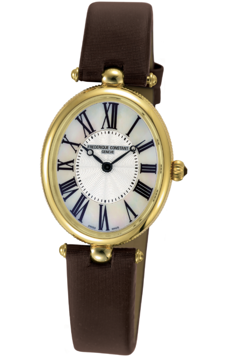 Frederique Constant FC-200MPW2V5 : Art Deco Oval Yellow Gold / Silver