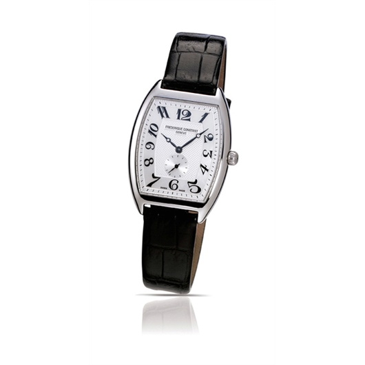 Frederique Constant FC-235APW3T26 : Art Deco Tonneau Small Second Stainless Steel / Silver