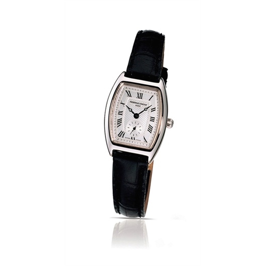 Frederique Constant FC-235M1T26 : Art Deco Tonneau Small Second Stainless Steel / Silver