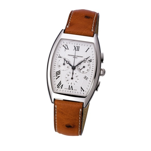 Frederique Constant FC-292M4T26OS : Art Deco Tonneau Chrono Quartz Stainless Steel / Silver