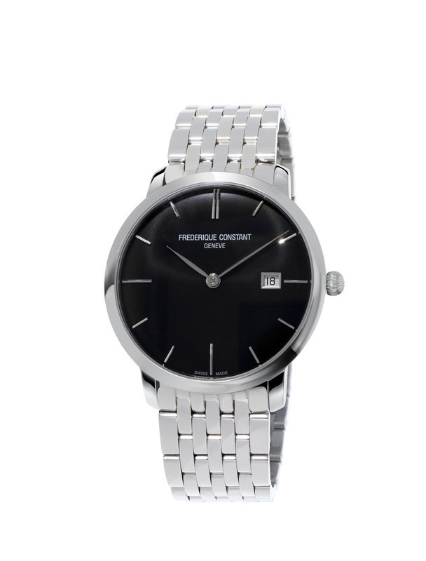 Frederique Constant FC-306G4S6B2 : Slimline Automatic Black Bracelet
