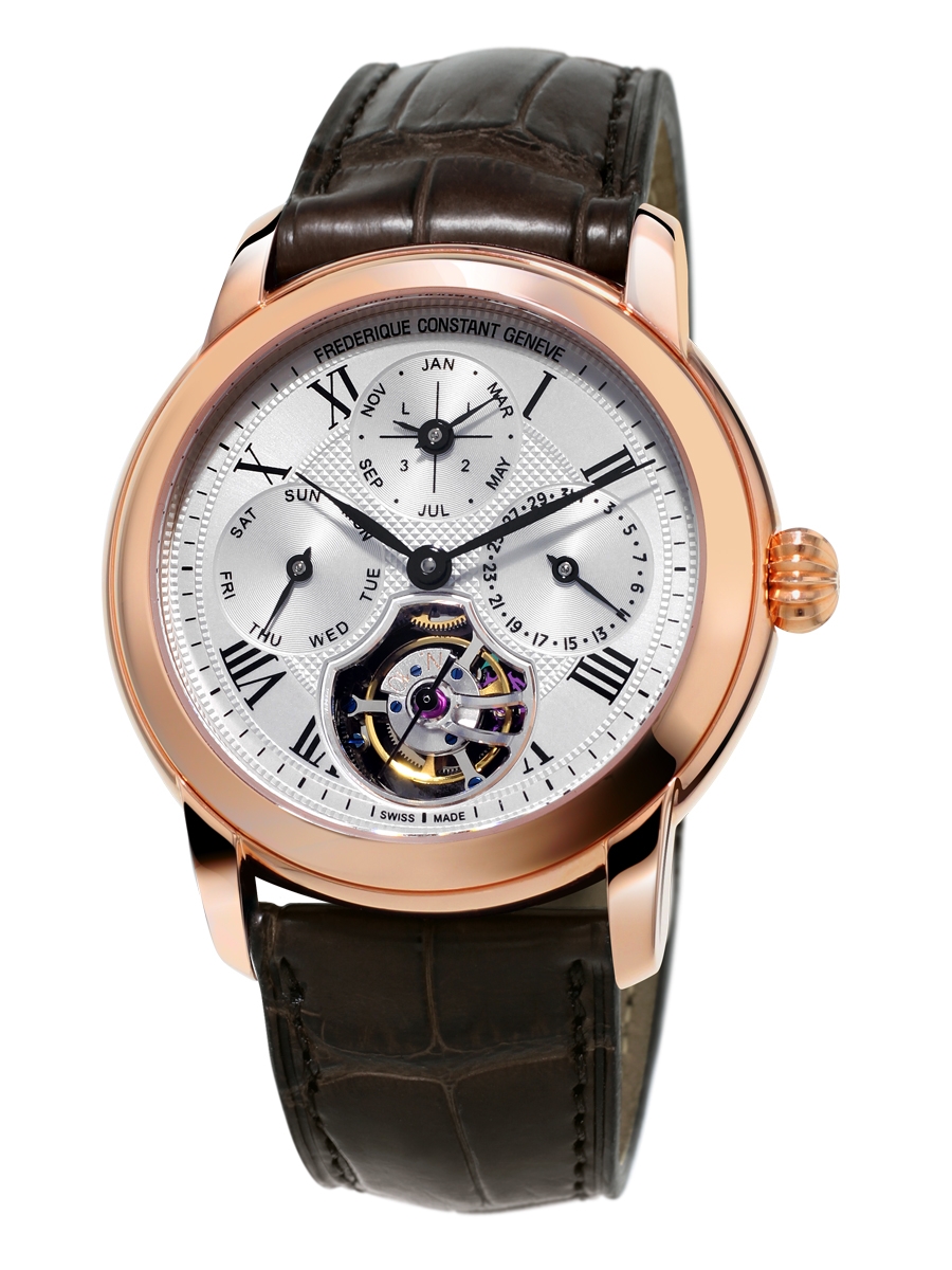 Frederique Constant FC-975MC4H4 : Classic Tourbillon Perpetual Calendar Manufacture / Silver /