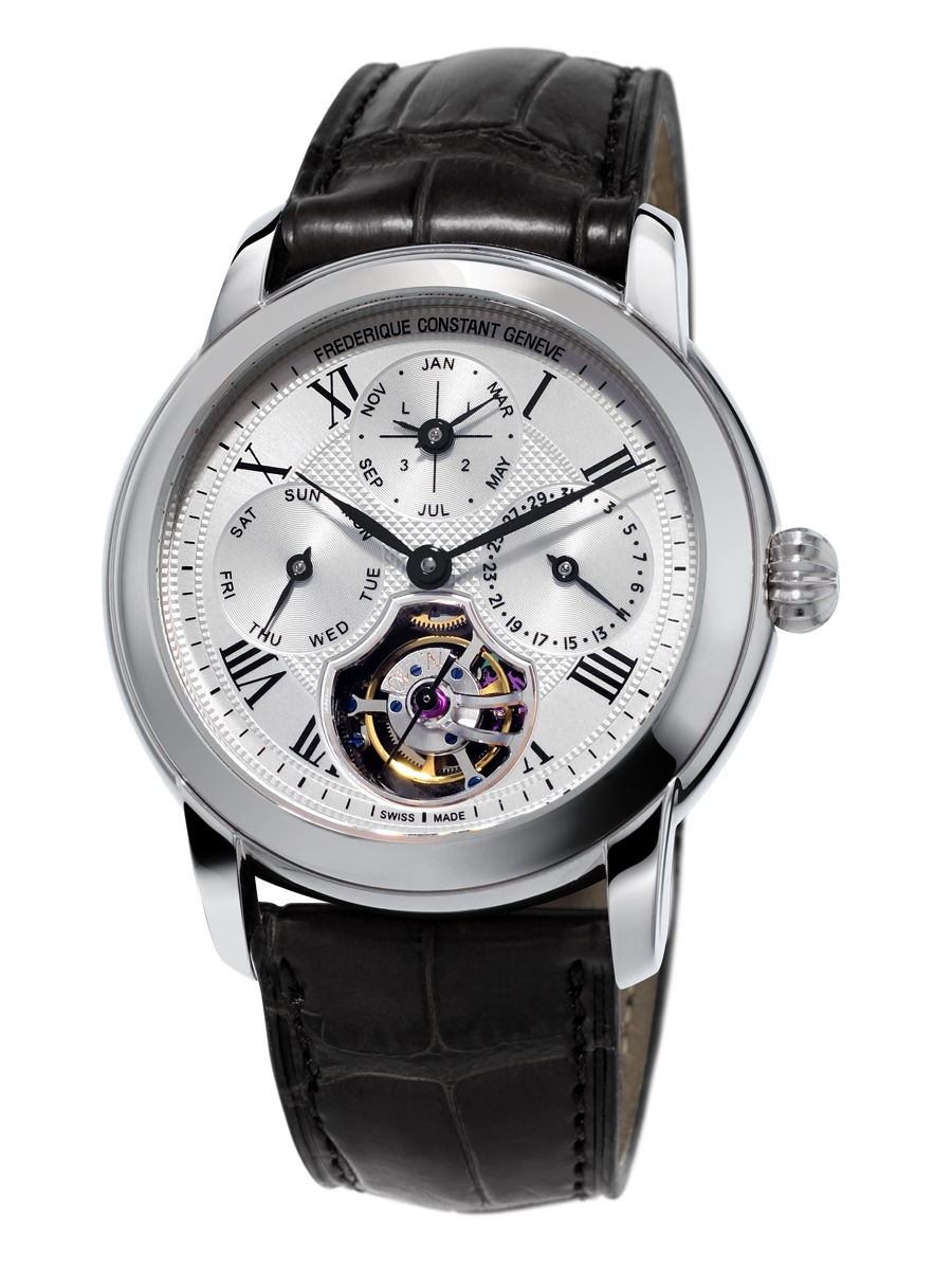 Frederique Constant FC-975MC4H6 : Classic Tourbillon Perpetual Calendar Manufacture / Silver /