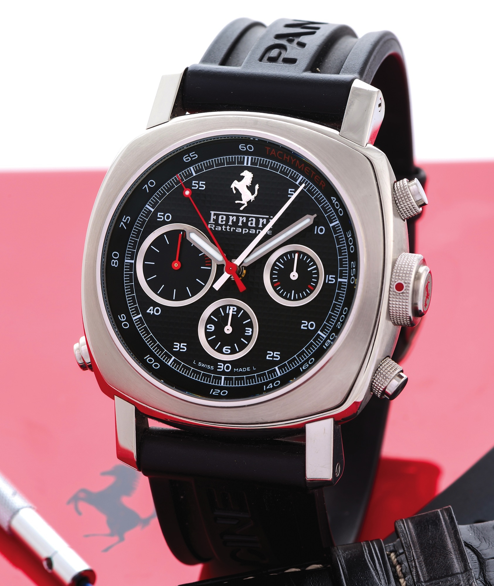 Panerai FER00005 : Ferrari Granturismo Rattrapante Black