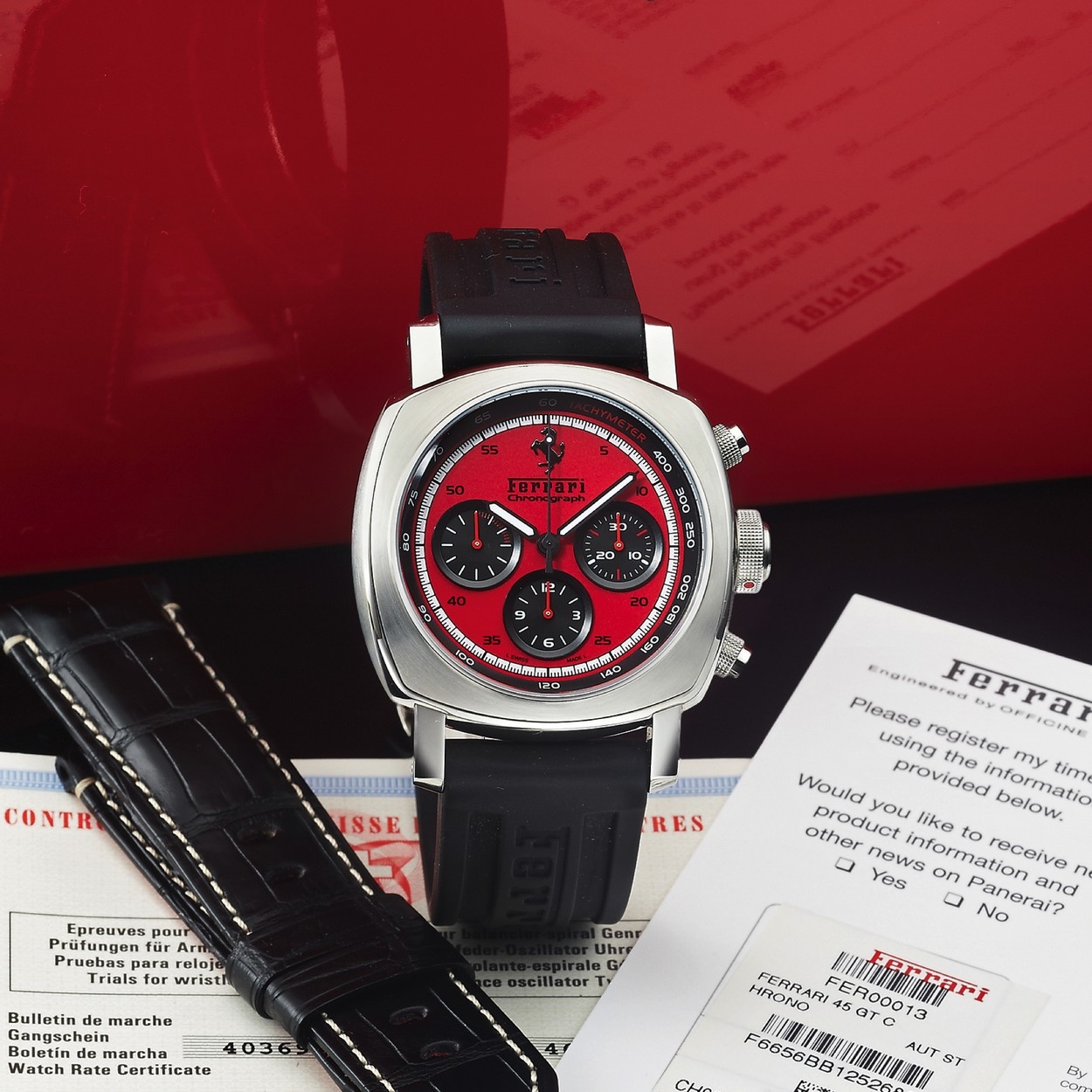 Panerai FER00013 : Ferrari Granturismo Chronograph Red