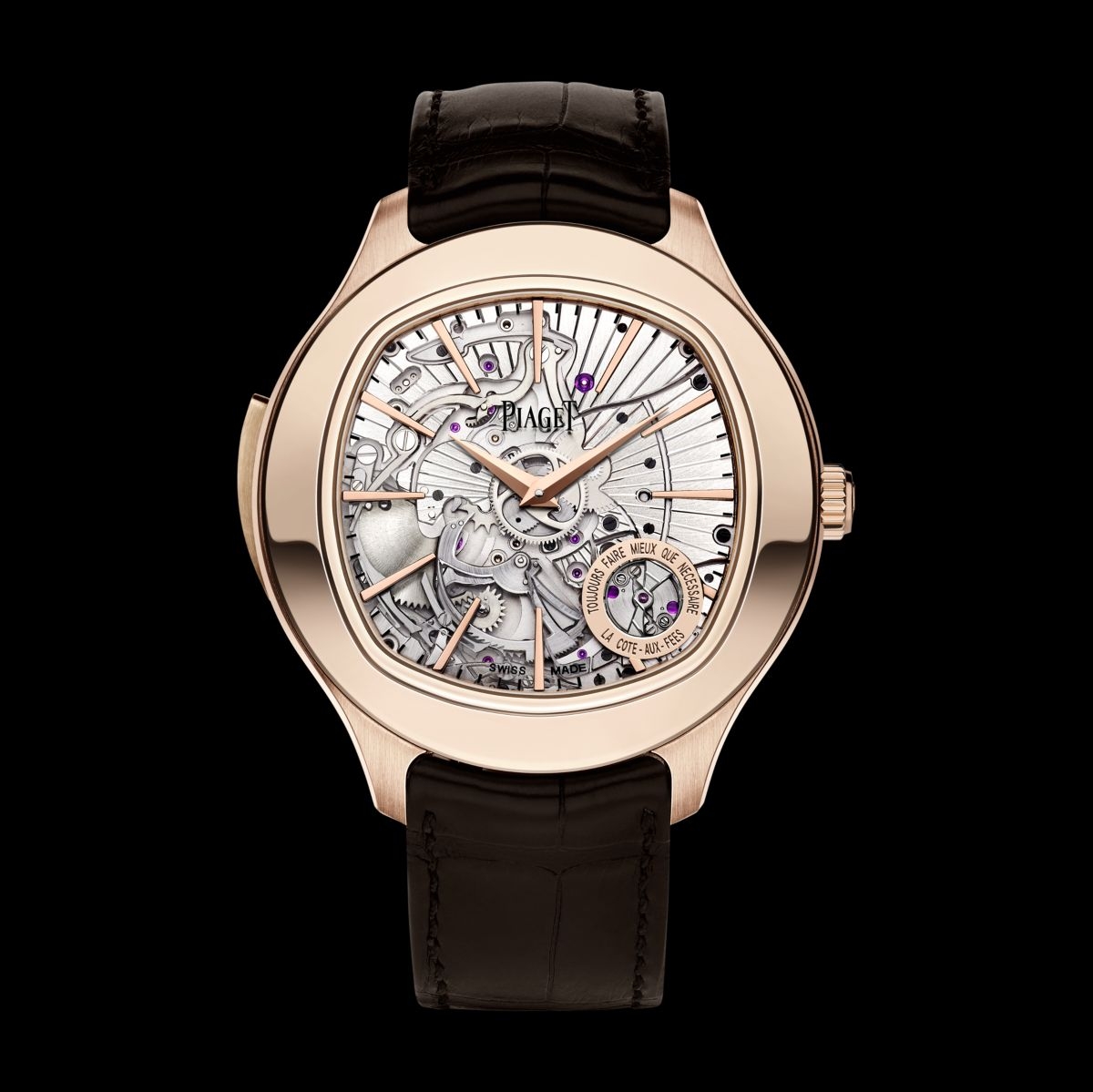 Piaget G0A38019 : Emperador Coussin Minute Repeater Pink Gold