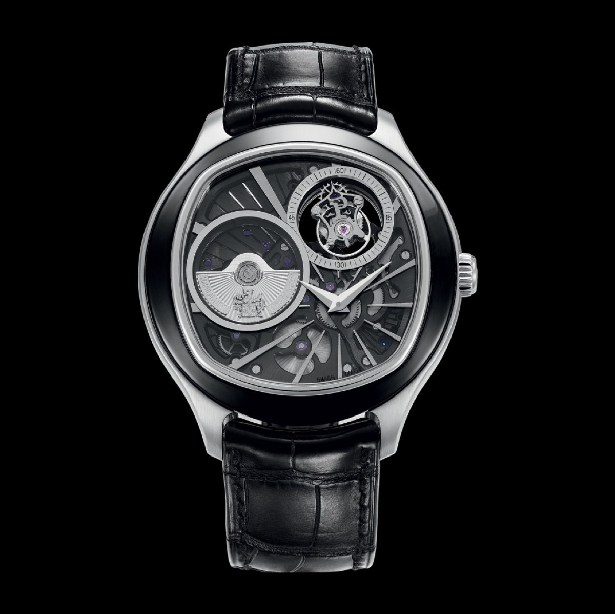 Piaget G0A38040 : Emperador Coussin Tourbillon White Gold Limited Edition