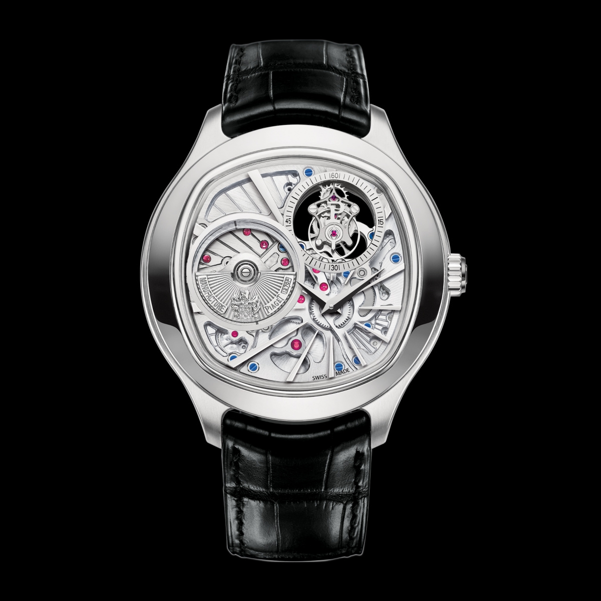 Piaget G0A38041 : Emperador Coussin Tourbillon White Gold