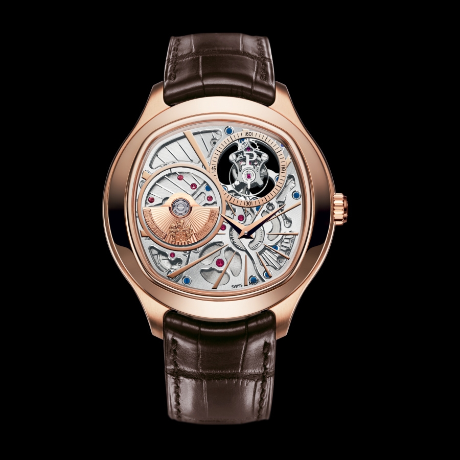Piaget G0A38042 : Emperador Coussin Tourbillon Pink Gold