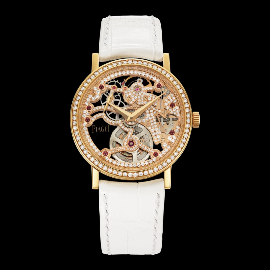 Piaget G0A38121 : Altiplano Skeleton 34 Pink Gold Diamond