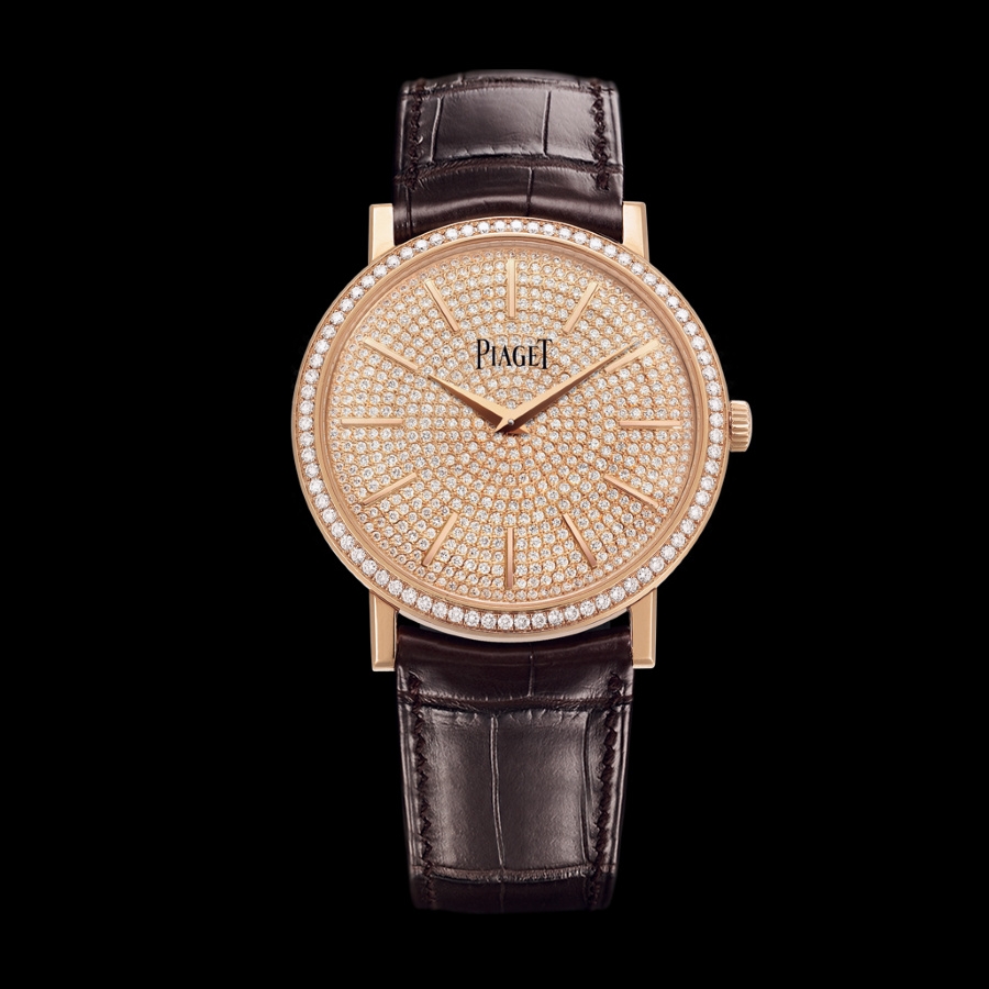 Piaget G0A38141 : Altiplano 38 Pink Gold Full Diamond