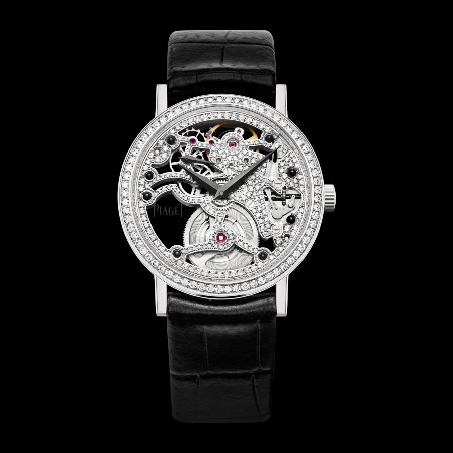 Piaget G0A39122 : Altiplano Skeleton 34 White Gold Diamond