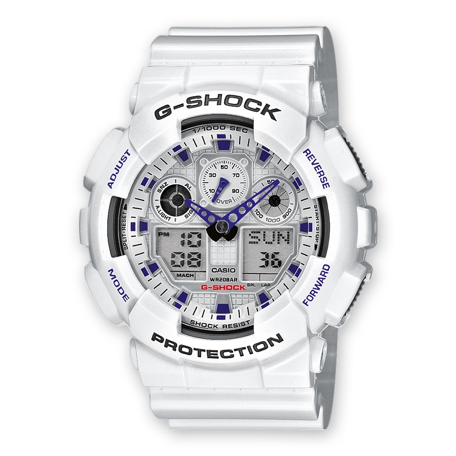 Casio GA-100A-7A : GA-100A-7A White Ice