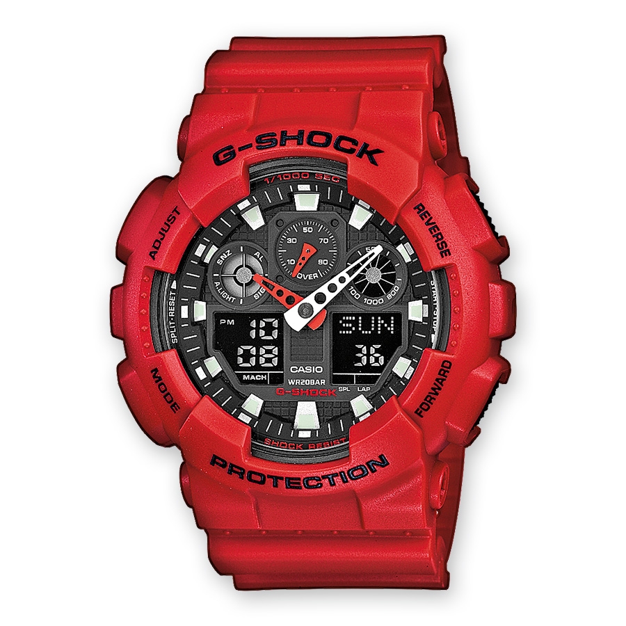 Casio GA-100B-4A : GA-100B-4A Red