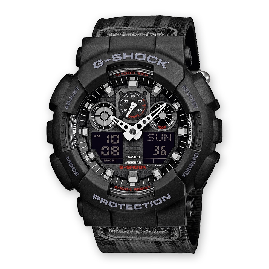 Casio GA-100MC-1A : GA-100MC-1A Grey NATO