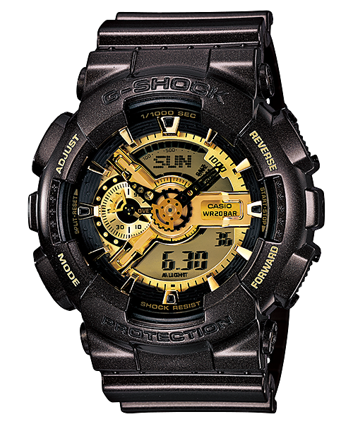 Casio GA-110BR-5A : GA-110BR-5A Black Gold