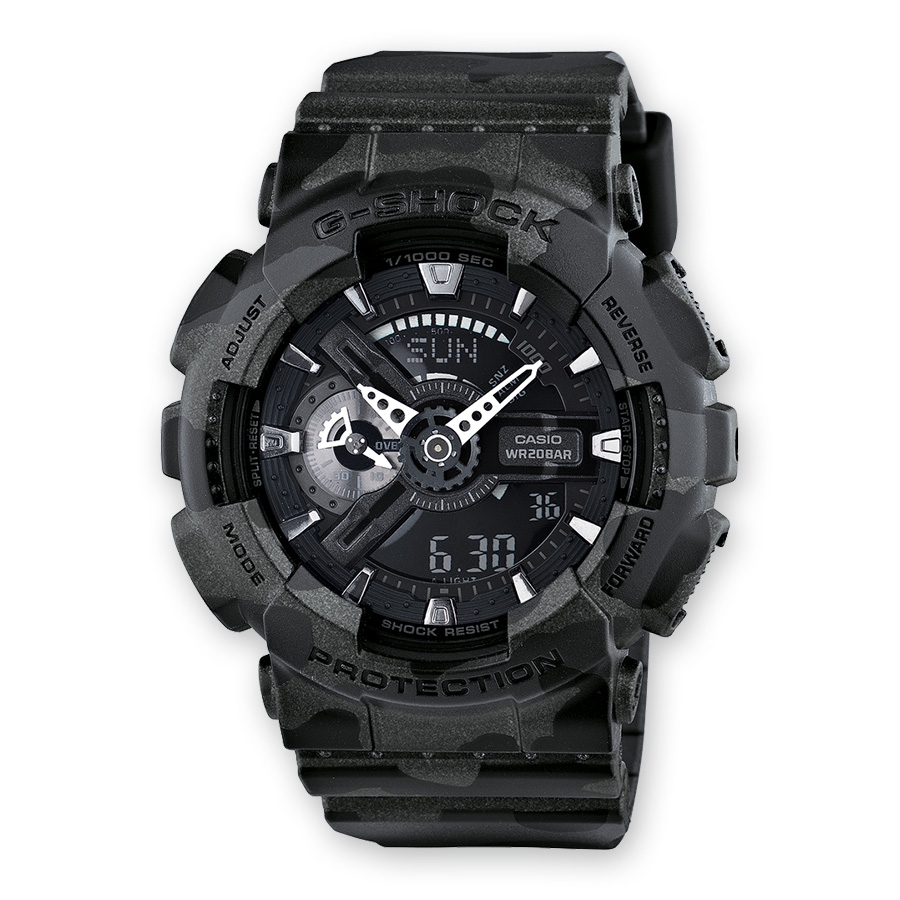 Casio GA-110CM-1A : GA-110CM-1A Black Camo