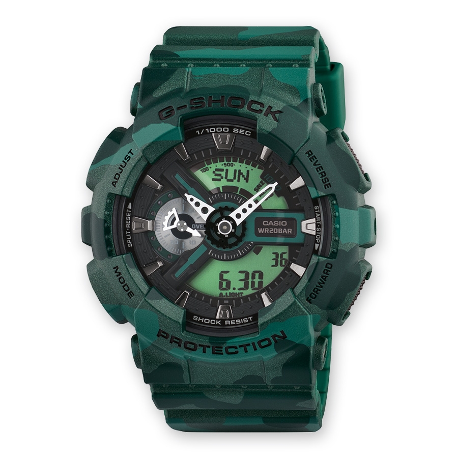 Casio GA-110CM-3A : GA-110CM-3A Green Camo