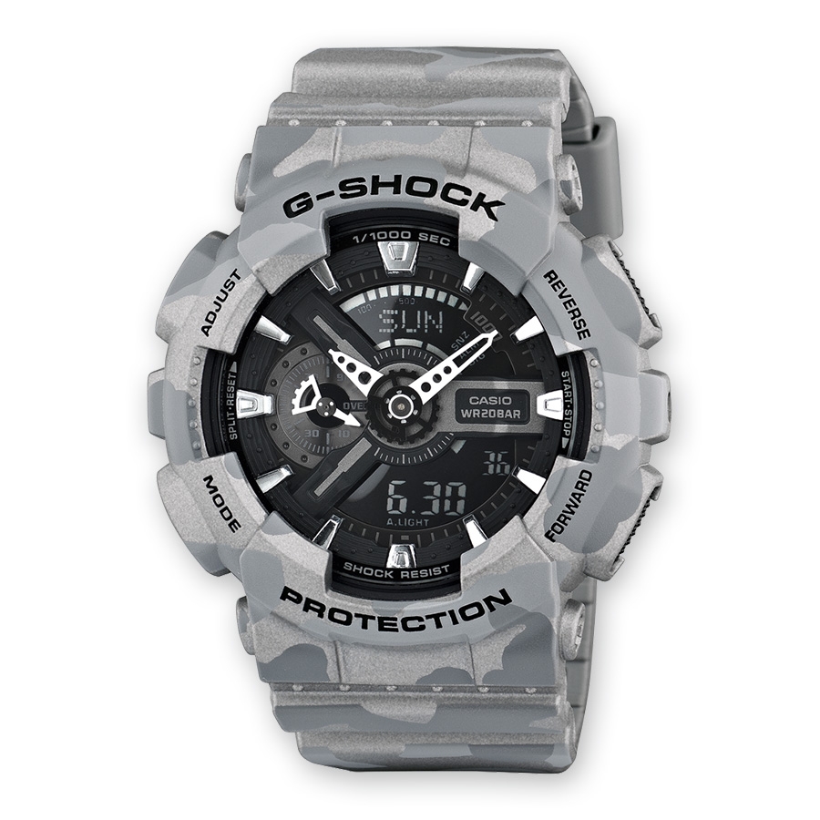 Casio GA-110CM-8A : GA-110CM-8A Grey Camo