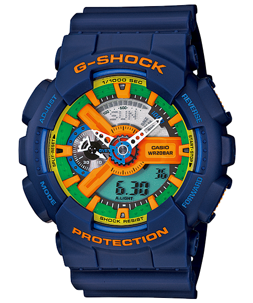 Casio GA-110FC-2A : GA-110FC-2A Blue Green