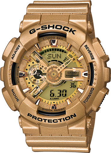 Casio GA-110GD-9A : GA-110GD-9A Yellow Gold