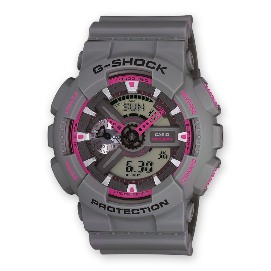 Casio GA-110TS-8A4 : GA-110TS-8A4 Grey Purple