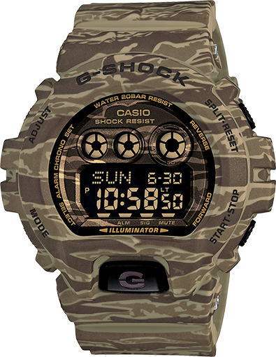 Casio GD-X6900CM-5 : GD-X6900CM-5 Green Tiger Camo